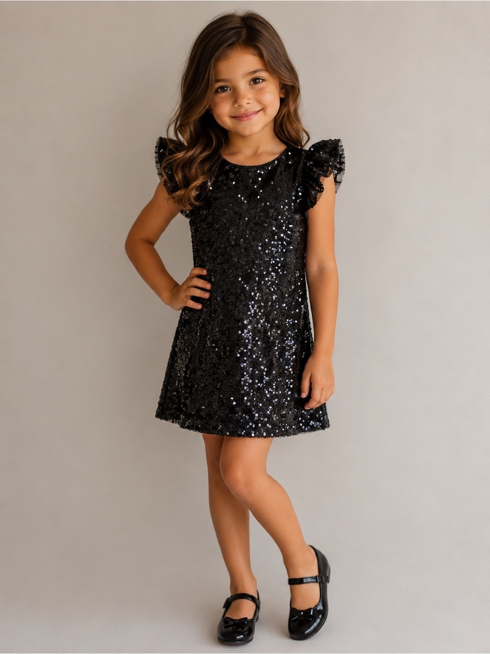 Tahari girls sequin dress 6